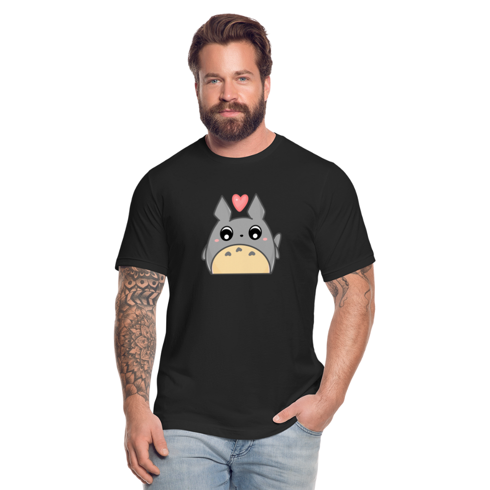 Totoro Heart - black