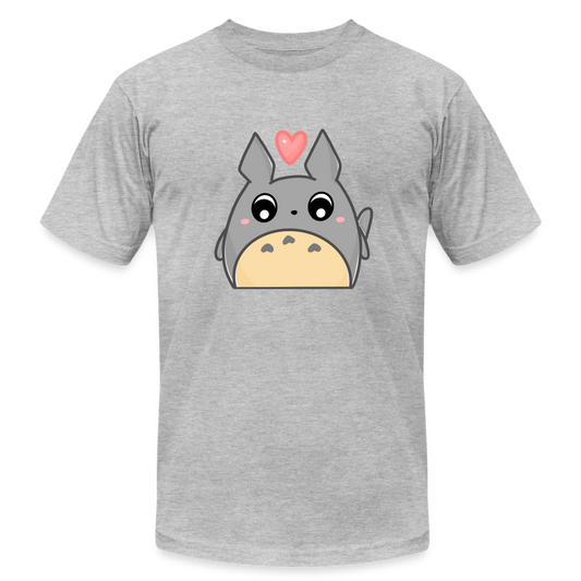 Totoro Heart - heather gray